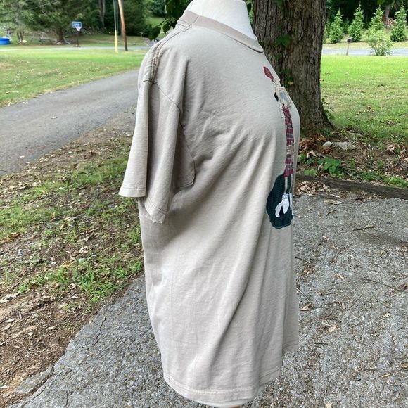 JERZEES WOMEN GOLFER PATCHWORK TSHIRT VINTAGE LARG - Picture 6 of 7